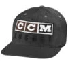 CCM Classic Snapback Cap Black 2 CCM Classic Snapback Cap Black -Ccm 123197